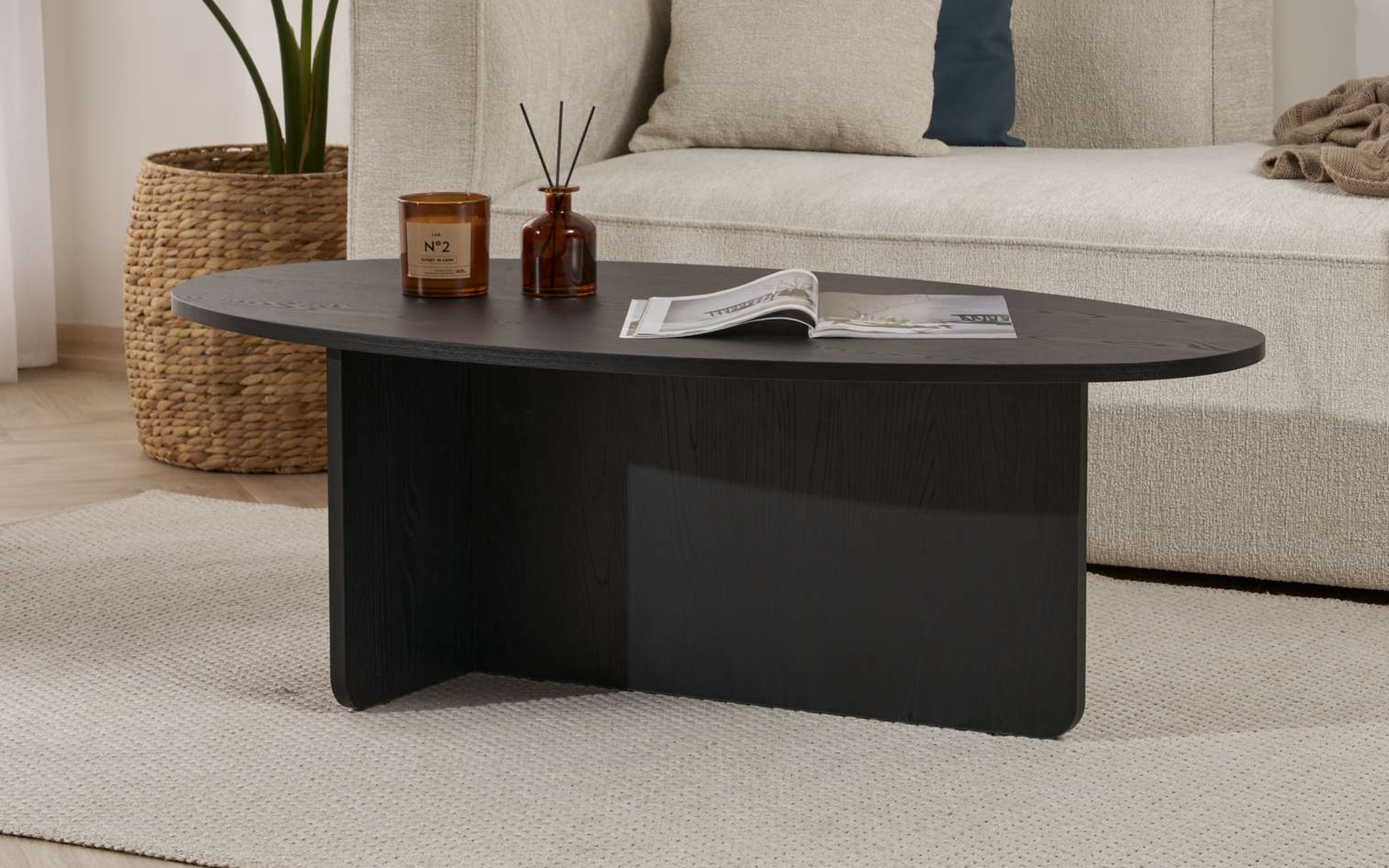 Masuta de cafea Orba, negru  3